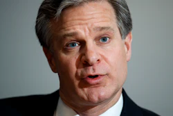 FBI Director Christopher Wray during an interview in Washington, Dec. 9, 2019.