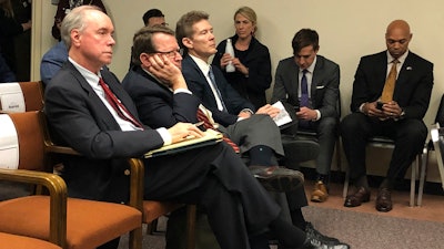 Santee Cooper executives during a House Ways and Means Committee vote, March 3, 2020, Columbia, S.C.