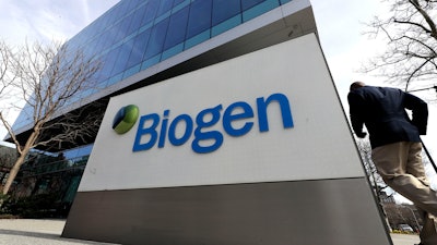 Biogen headquarters in Cambridge, Mass., March 11, 2020.