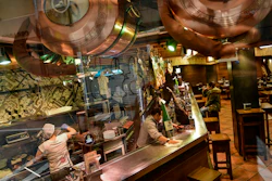 A nearly empty restaurant in Pamplona, Spain, March 12, 2020.