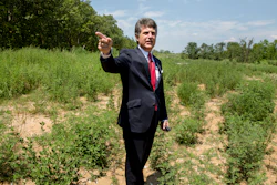 Stephen Bell, president and CEO of the Arkadelphia Area Chamber of Commerce, talks about the proposed paper mill, July 25, 2018.