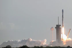 Falcon 9 rocket lifts off from Kennedy Space Center, Cape Canaveral, Fla., March 18, 2020.