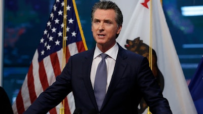 Gov. Gavin Newsom updates California's response to the coronavirus, Rancho Cordova, Calif., March 23, 2020.