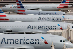 American Airlines jets at Sky Harbor International Airport in Phoenix, March 25, 2020.