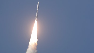 A United Launch Alliance Atlas V rocket lifts off from Cape Canaveral Air Force Station, March 26, 2020.