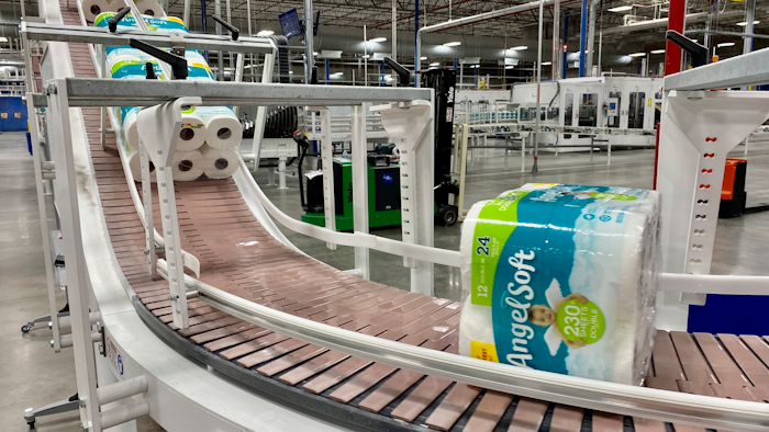 Production line at the Georgia-Pacific plant in Atlanta.
