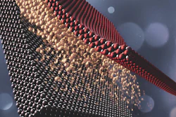 Illustration of a thin, flexible oxide membrane floating free as its coating dissolves.