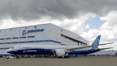 A Boeing 787-10 Dreamliner in North Charleston, S.C., March 31, 2017.