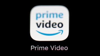 Amazon's Prime Video streaming app on an iPad in Baltimore, March 19, 2018.