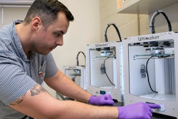 Masks being made in a LifeBridge facility in Baltimore.
