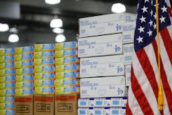 Medical supplies at the Jacob Javits Center in New York, March 24, 2020.