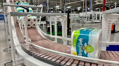 Production line at the Georgia-Pacific plant in Atlanta.