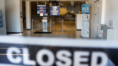 Penndot Drivers License Center, Butler, Pa., April 3, 2020.