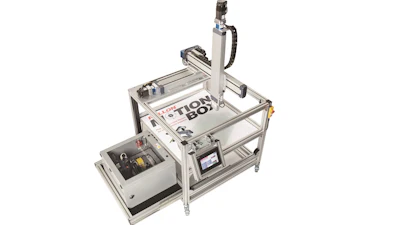 Motion Box has six pre-programmed motion profiles to suit more than 80% of all Cartesian motion applications from 12” x 12” x 12” up to 60” x 40” x 20”.