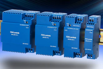 The DRL AC-DC DIN Rail mount power supplies from TDK-Lambda.
