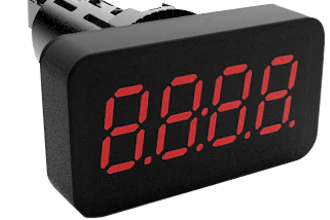 The OM 335UQC is a 4-digit universal meter from Bristol Instruments with measurement modes including counter, timer, frequency meter, and clock.