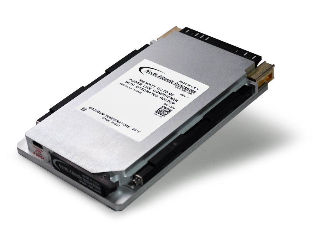 The VPX55-3HU 3U, VPX Power Line Conditioner with Holdup from North Atlantic Industries.