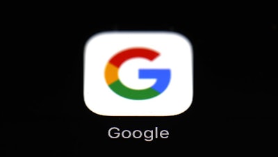 Google app shown in Baltimore, March 19, 2018.