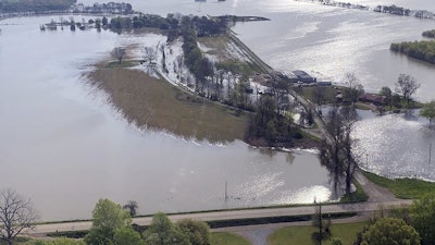 Flooding in Warren County, Miss., April 3, 2019.