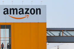 Amazon facility in Douai, France, April 9, 2020.