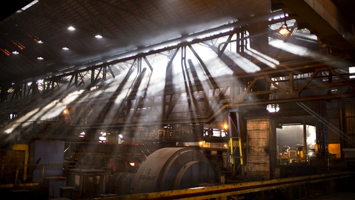 Steel factory in Hayange, France, April 7, 2017.