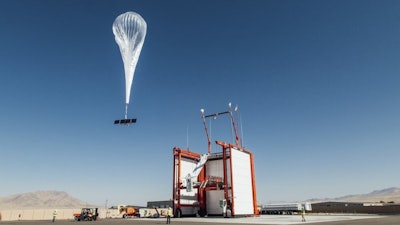 A Loon balloon launches from Winnemucca, Nev., in 2018.