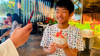Syu Kato poses for a photo in Hawaii, Dec. 20, 2018.