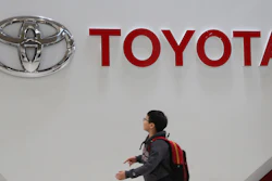 Toyota Motor Corp. logo in Tokyo, Jan. 15, 2020.