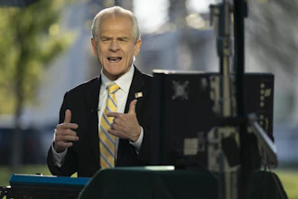 White House trade adviser Peter Navarro during an interview at the White House, April 6, 2020.