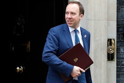 Matt Hancock, Britain's Secretary of State for Health and Social Care, leaves 10 Downing Street in London, March 11, 2020.