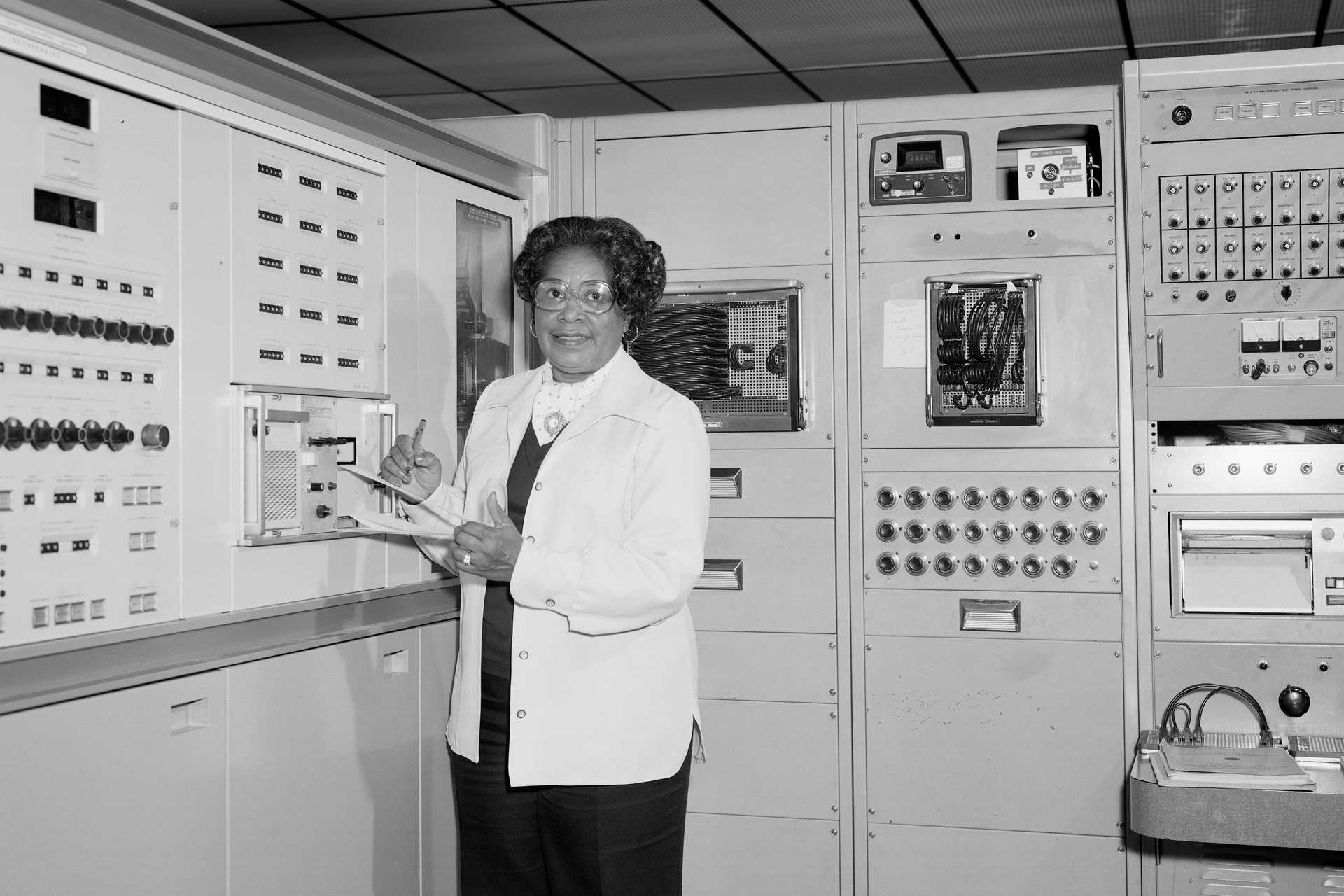 This 1977 photo made available by NASA shows engineer Mary W. Jackson at NASA's Langley Research Center in Hampton, Va. On Wednesday, June 24, 2020, NASA Administrator Jim Bridenstine announced the agency&rsquo;s headquarters building in Washington, D.C., will be named after Jackson, the first African American female engineer at the space agency.