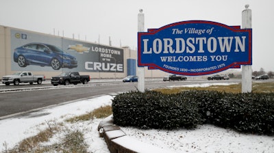General Motors' Lordstown plant in Lordstown, Ohio, Nov. 27, 2018.