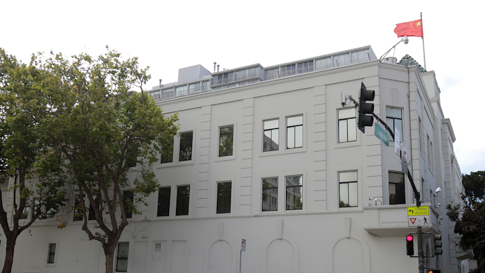 The Chinese Consulate in San Francisco, July 23, 2020.