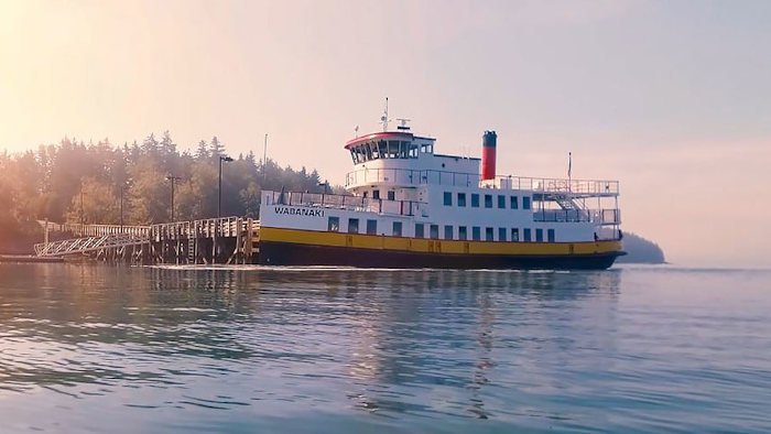 Casco Bay Lines' Wabanaki vessel.