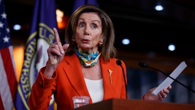 House Speaker Nancy Pelosi, D-Calif., at a news conference on Capitol Hill, June 26, 2020.