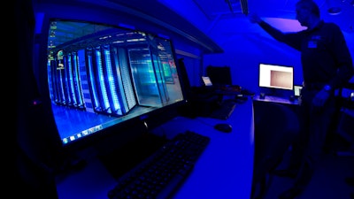 Lab at the Cybercrime Center at Europol headquarters, The Hague, Netherlands, Jan. 11, 2013.