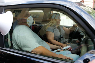 Ohio House Speaker Larry Householder leaves the federal courthouse in Columbus, July 21, 2020.
