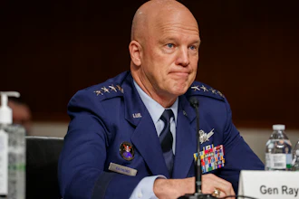Gen. John Raymond testifies before the Senate Armed Services Committee on Capitol Hill, May 6, 2020.