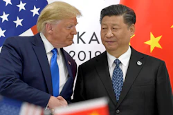 President Donald Trump shakes hands with Chinese President Xi Jinping on the sidelines of the G-20 summit in Osaka, Japan, June 29, 2019.