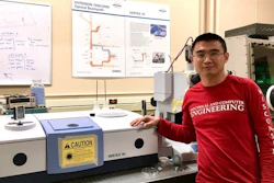 Computational tools developed by Yuzhe Xiao calculated the thermal radiation given off from objects composed of multiple materials.