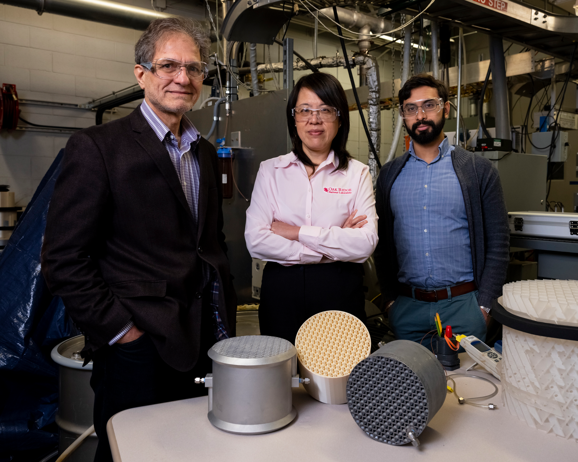 Theses 3D-printed intensified devices substantially enhance carbon dioxide capture efficiency.