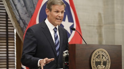 Tenn. Gov. Bill Lee during a news conference in Nashville, July 1, 2020.