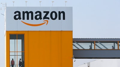 Amazon facility in Douai, France, April 9, 2020.