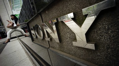 Sony Corp. logo in Tokyo, April 30, 2015.