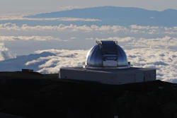 Telescope at the summit of Mauna Kea, Hawaii, July 14, 2019.