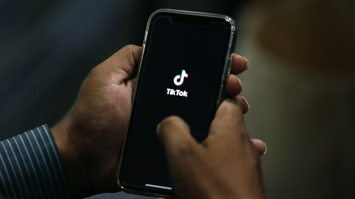 TikTok app on a cell phone in Islamabad, Pakistan, July 21, 2020.