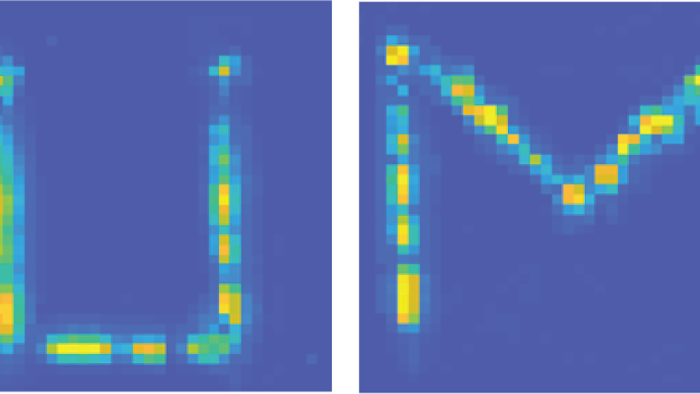 Letters written with UV light that will self-destruct in seven days, or it can be erased with a flash of blue light.