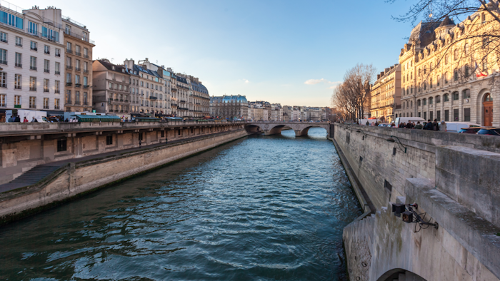 Seine River, Paris, Jan. 18, 2019.