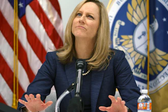 Bureau of Consumer Financial Protection Director Kathy Kraninger at the bureau offices in Washington, Dec. 11, 2018.