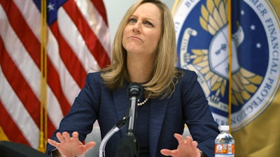 Bureau of Consumer Financial Protection Director Kathy Kraninger at the bureau offices in Washington, Dec. 11, 2018.